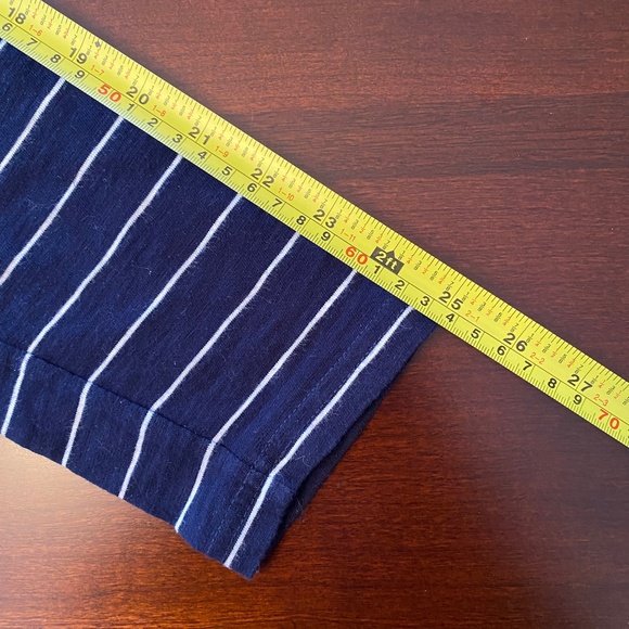 Mens J Crew 100% Cotton Striped, Long Sleeve T-shirt - Picture 10 of 11